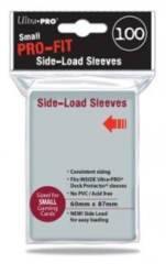 Ultra Pro - Small - 100ct - PRO FIT - Side Load Sleeves - Clear